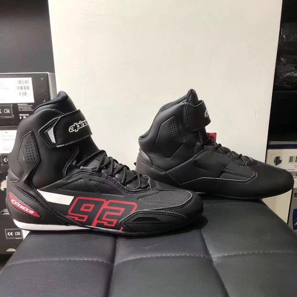New for MM93 Motorcycle Boots Men Waterproof Motorcyclist Shoes Racing Motocross Bota Anti-Collision Off-Road for Rally Race