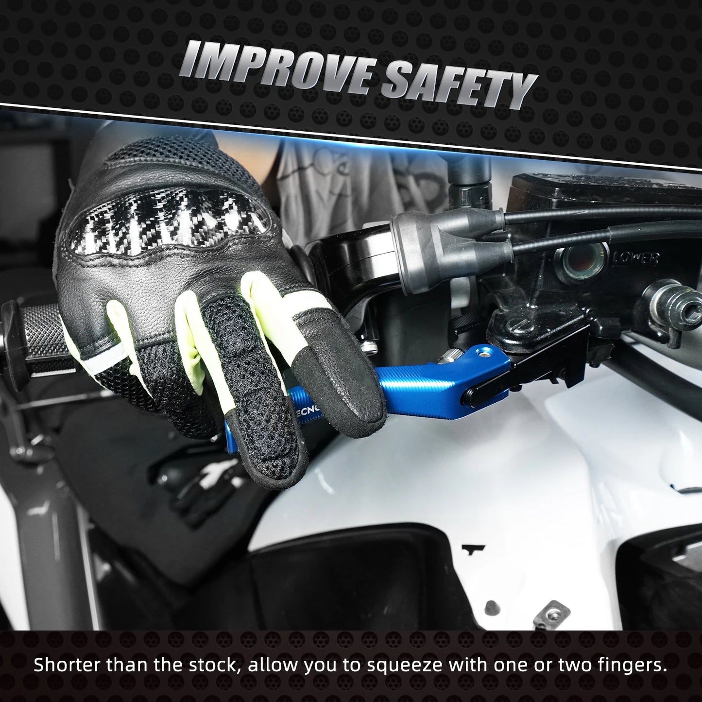 NICECNC Short Brake Clutch Lever For YAMAHA Tenere 700 XTZ 700 2019-2023 XSR700 2018-2023  Tenere700 Rally Edition 2020-2023