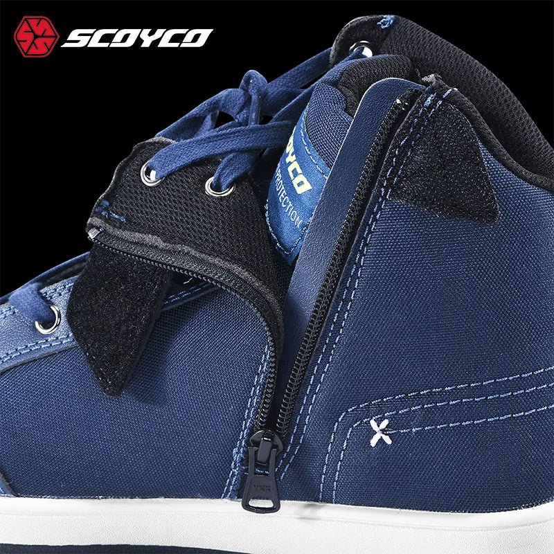 Motorcycle Riding Shoes Casual Commuter Boots Protective Fall Resistant Wear Boots Four Seasons Men's Riding Shoes