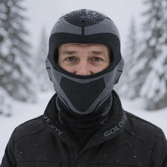 Men Balaclava Motorcycle Face Mask Full Face Winter Cold-proof Ski Mask Motorcycle Cycling Bike Scarf Hat Casco Moto Helmet Hood