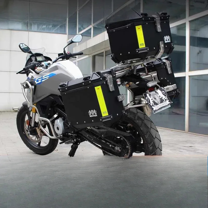 For BMW G310GS Motorcycle Aluminum Alloy Three Box 45L Tail Box 37L Side Box Quick Release Sealed Waterproof