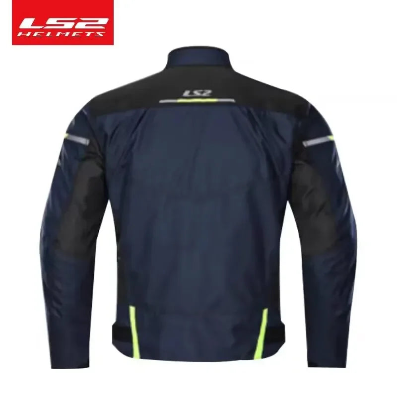LS2 MJ-119 motorcycle jacket for men and women anti-fall warm waterproof motorcycle motorcycle four seasons