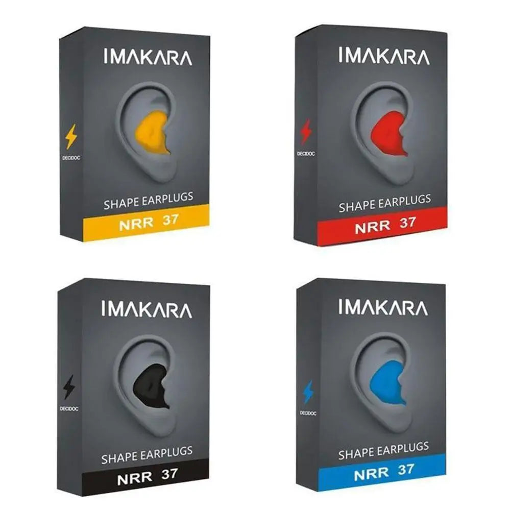 Anti-Noise Ear Plug Sound Insulation Ear Protection Earplugs Sleeping Plugs Waterproof Silicone Swim Earplugs Soft Ear Care