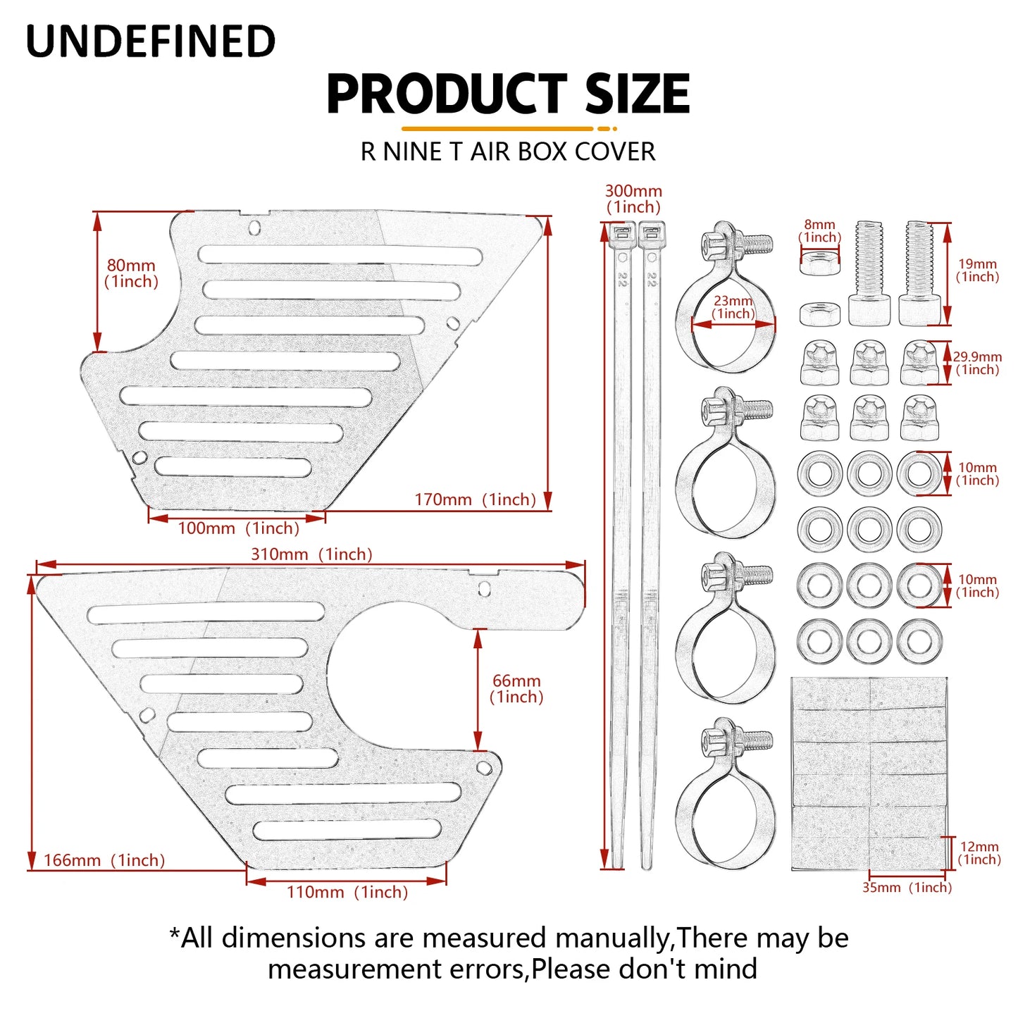 Motorcycle Air Box Cover Side Cover Protector For BMW R nineT Pure Racer 2017 2018 2019 Scrambler 2016-2019 Urban G/S 2018-2019