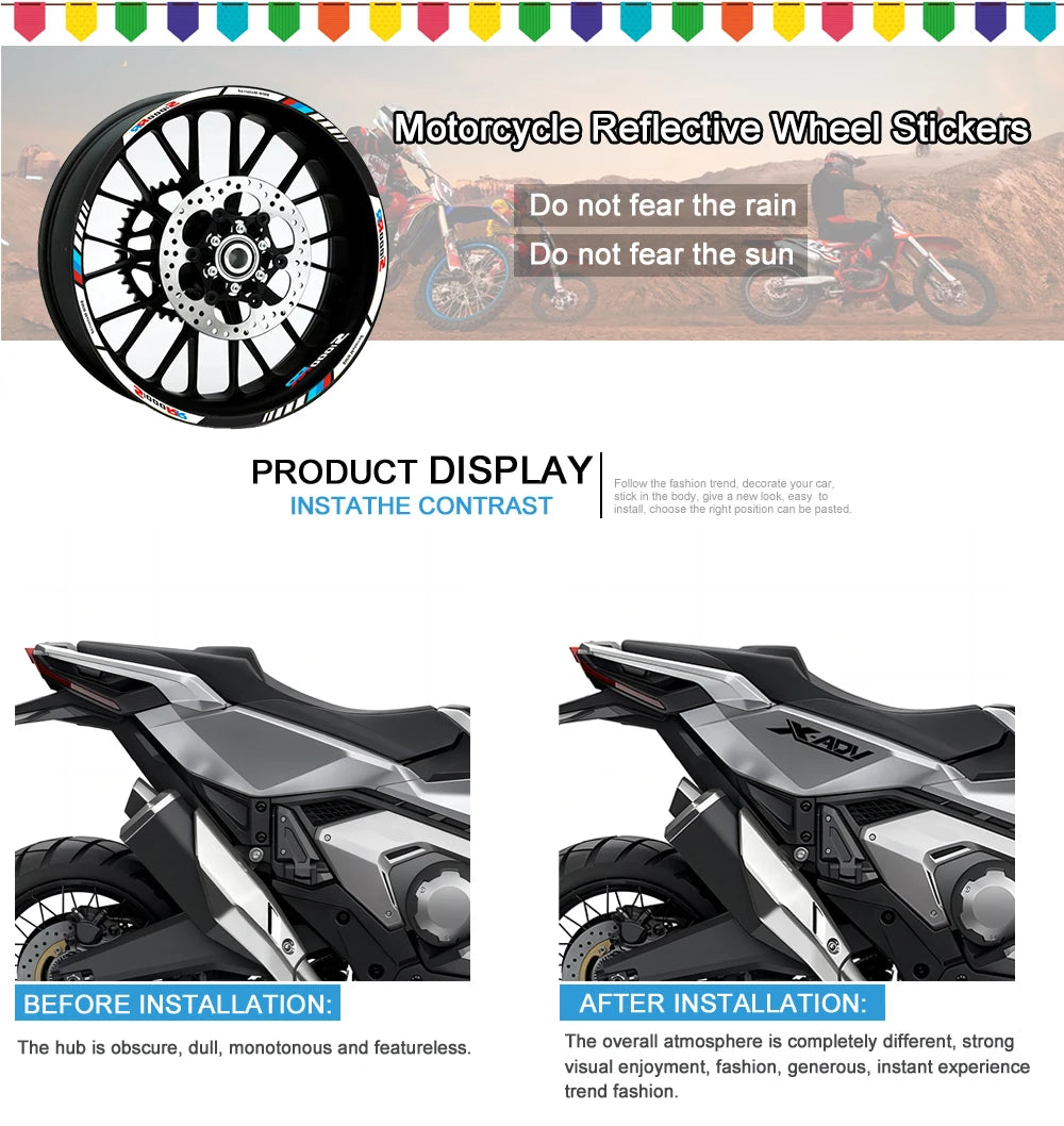 Motorcycle Stickers Reflective Decal x ADV 750 2018 for Honda X ADV 750 X-ADV XADV750 X-ADV 750 2017 2019 2020 2021 2023