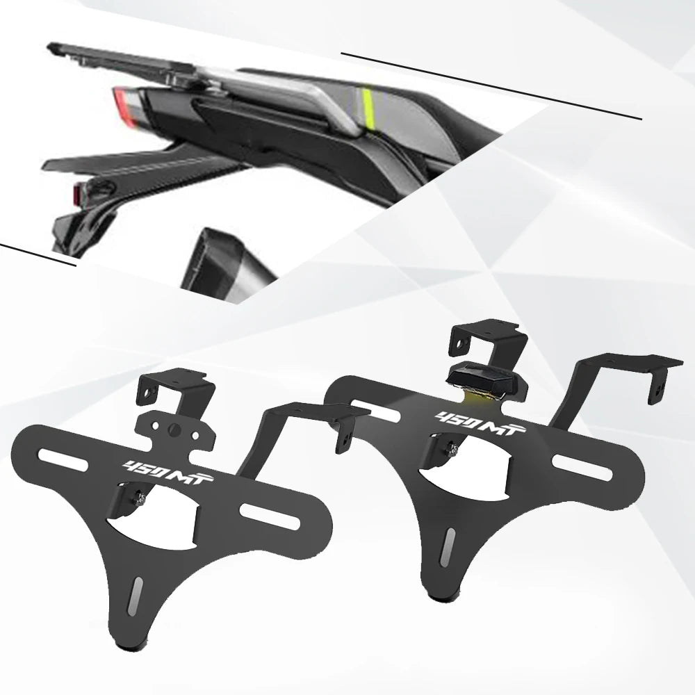 For CFMOTO CF MOTO 450MT 450 MT 2024 2025-2026 Motorcycle Accessories License Plate Relocation Bracket / Fender Eliminator Kit