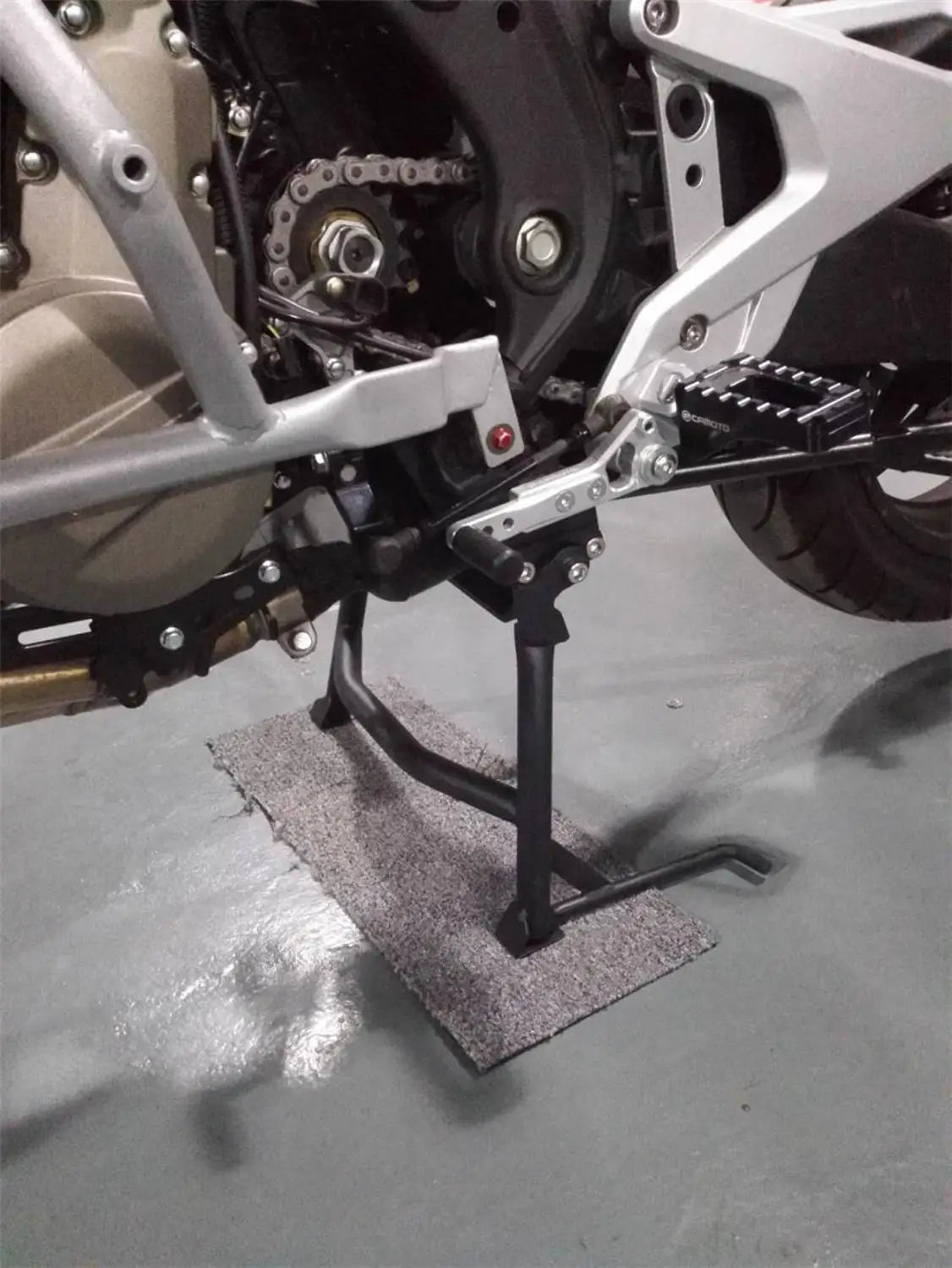 Motorcycle CENTER STAND PARKING HEAVY STEEL HANDMADE For CFmoto 650MT MT650 Centerstand Center Parking Stand