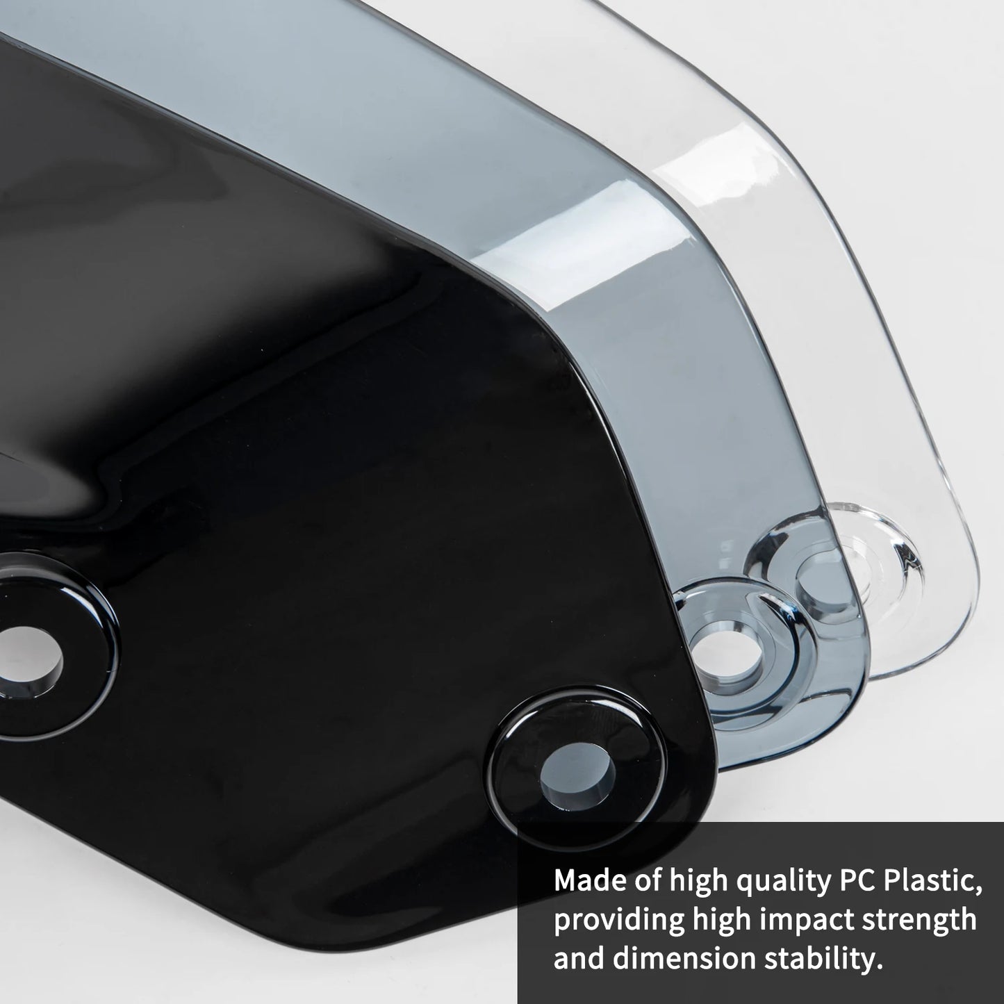 WOLFLINE Fuel Tank Side Deflector Windscreen Side Wind Deflector Panels For BMW R1200 R1250 GS ADV 2014-2024 Motorbike Parts