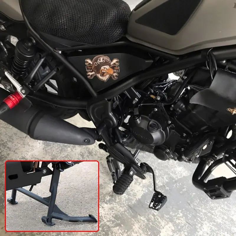 2020-2022 New For Honda Rebel500 CMX 500 300 Motorcycle Middle Kickstand Center Centre Parking Stand Bracket Foot Holder Support