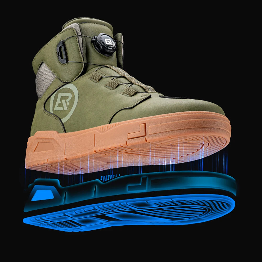 ROCKBROS Cycling Motorcycle Shoes Men Women Bike Shoes Flat Boots MTB Road Casual Sports Footwear Hiking Bicycle Sneakers