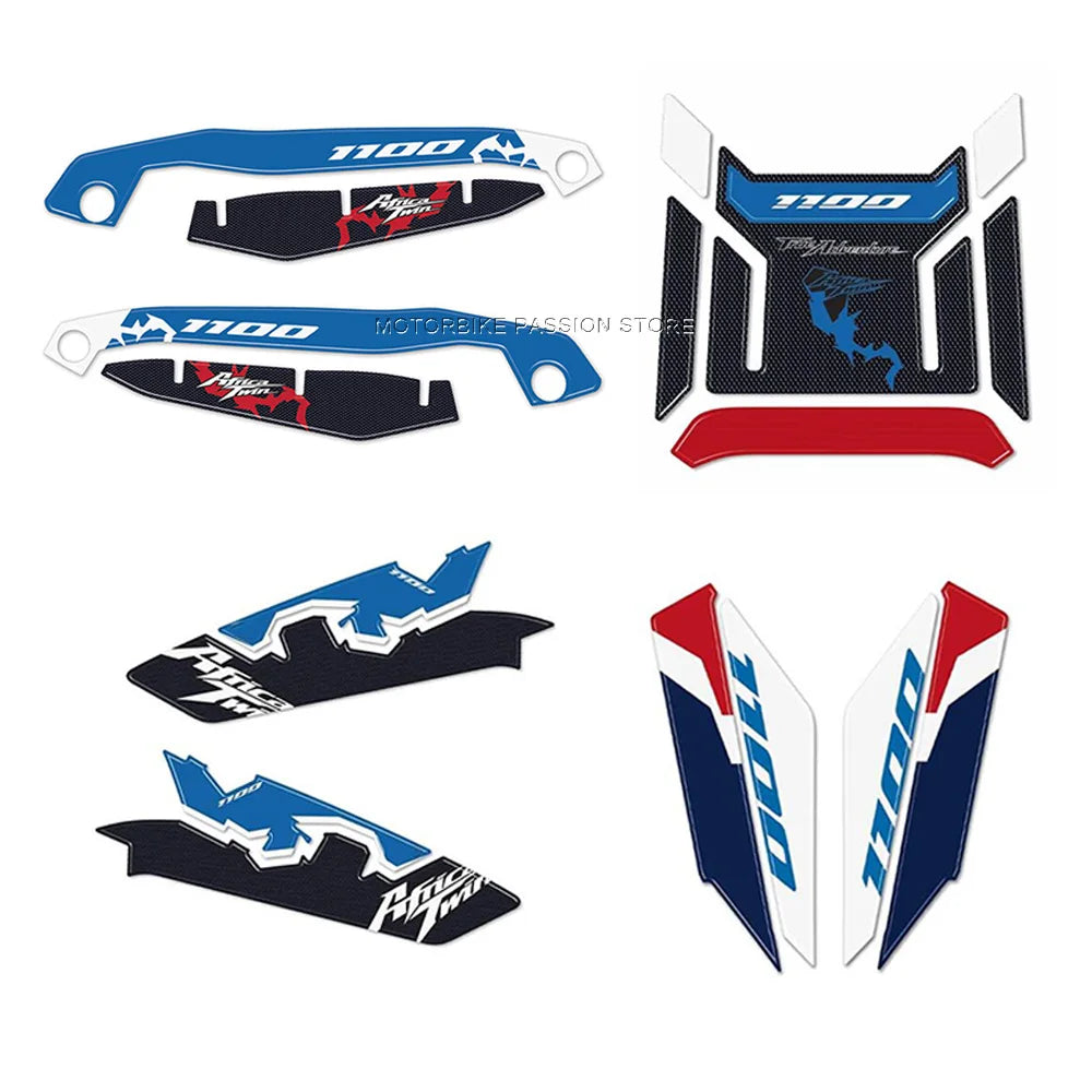 for Africa Twin 2024 Stickers Protection Kit Waterproof Motorcycle 3D Epoxy Resin decal 