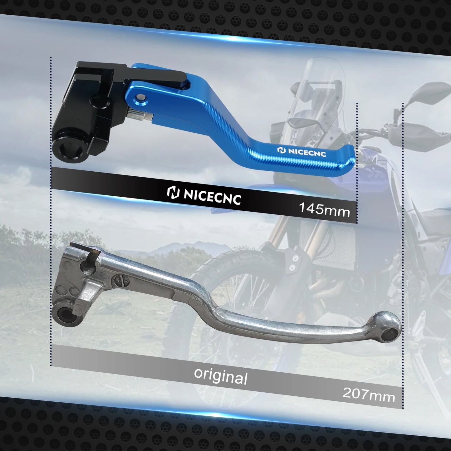 NICECNC Short Brake Clutch Lever For YAMAHA Tenere 700 XTZ 700 2019-2023 XSR700 2018-2023  Tenere700 Rally Edition 2020-2023