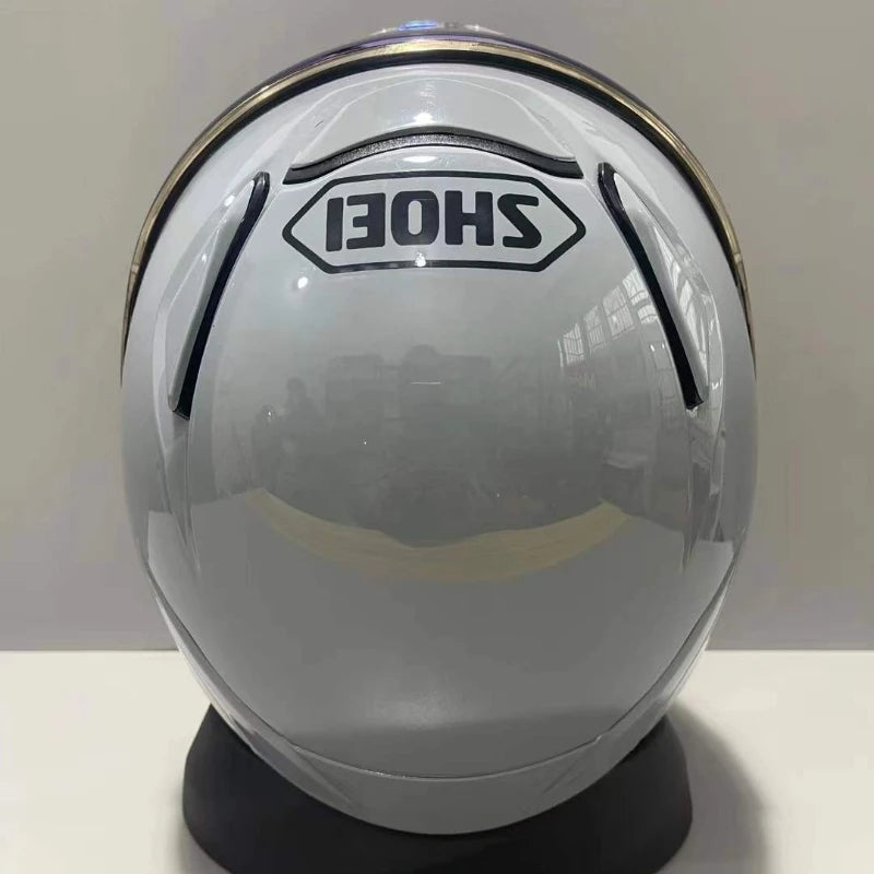 Shoei Z8 Bright Grey Full Face Helmet RF-1400 NXR2 Motorcycle Helmets Riding Motocross Racing Motobike Helmet
