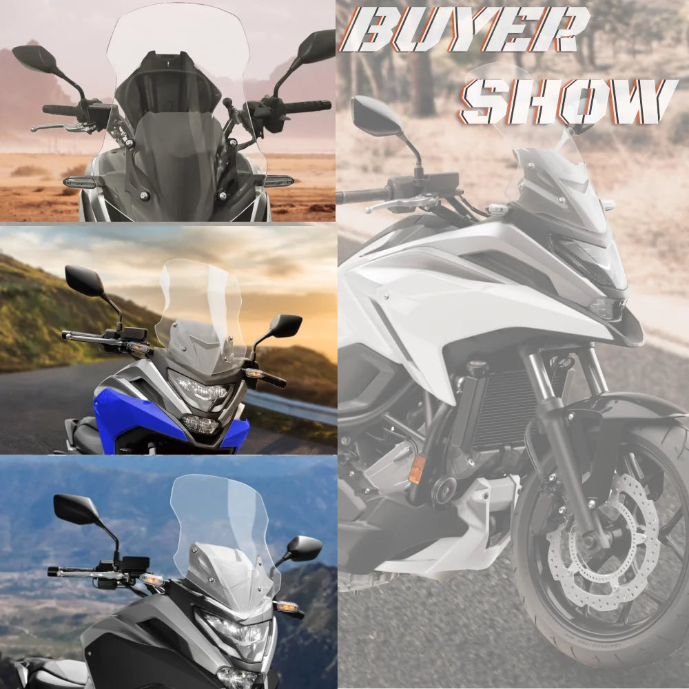 For Honda NC750X 2021-2023 Touring Windshield Windscreen NC 750X NC 750 NC750 X Motorcycle Accessories Wind Deflector Shield Kit