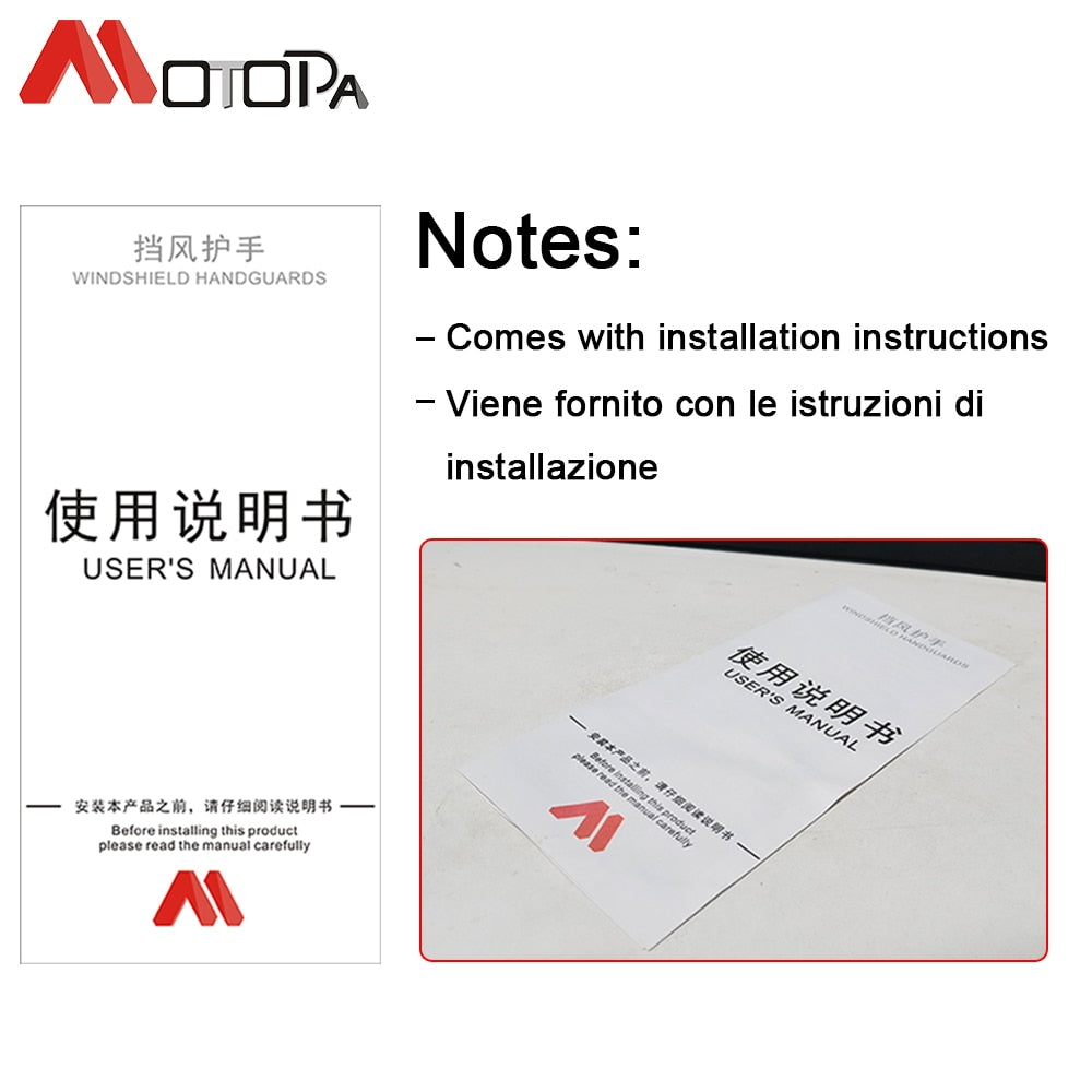 For Honda TRANSALP750 XL750 TRANSALP 750 XLV MOTOPA Dedicated Hand Guard Motorcycle Handguards Handlebar Guards Windshield