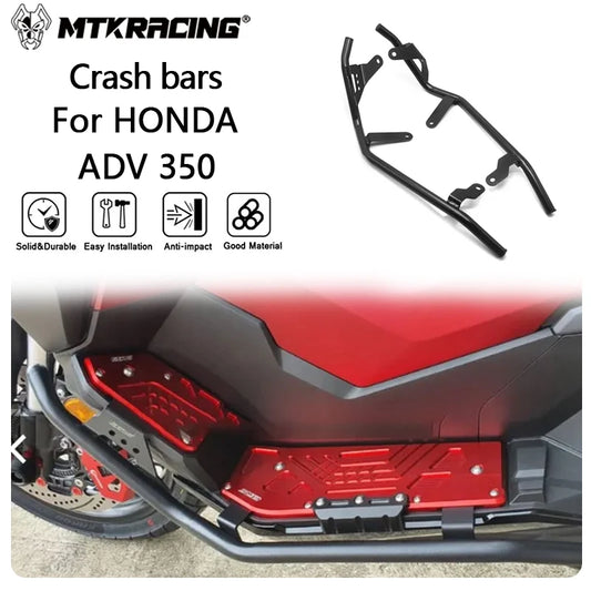 MTKRACING Crash bars For HONDA ADV 350 2022-2024 Motorcycle Engine Crash Bar Guard Frame Bumper Falling Protection Bar