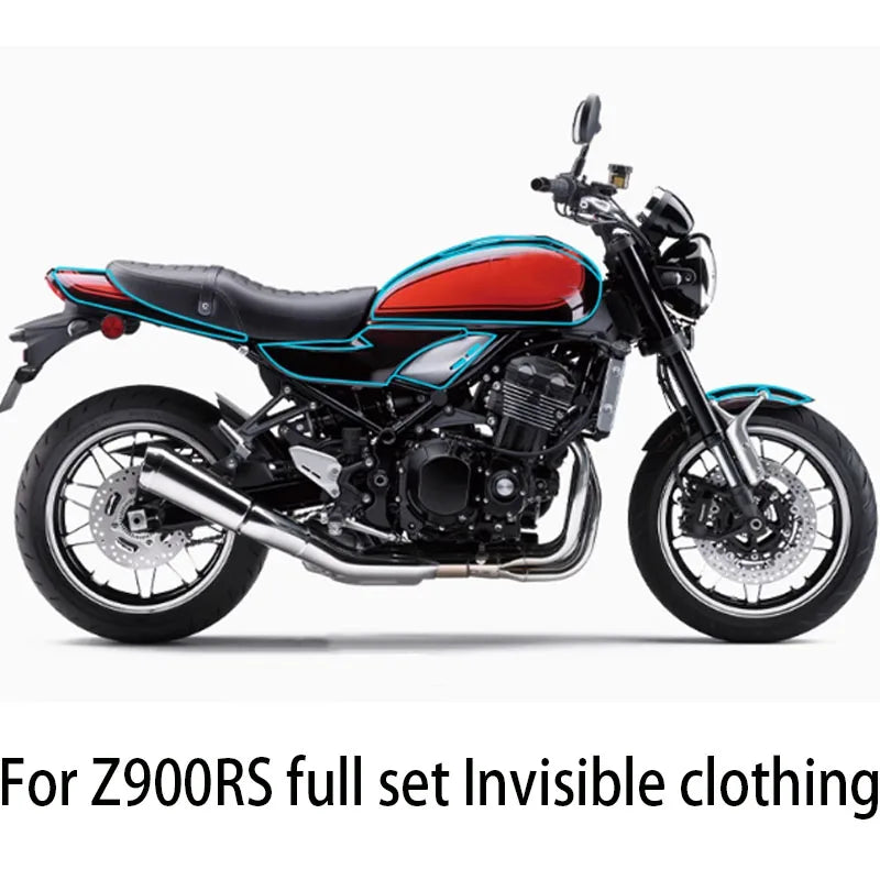 For Z900RS Stickers Invisible Clothing Waterproof Protective Film Fuel Tank Motorbike Retrofit Accessories