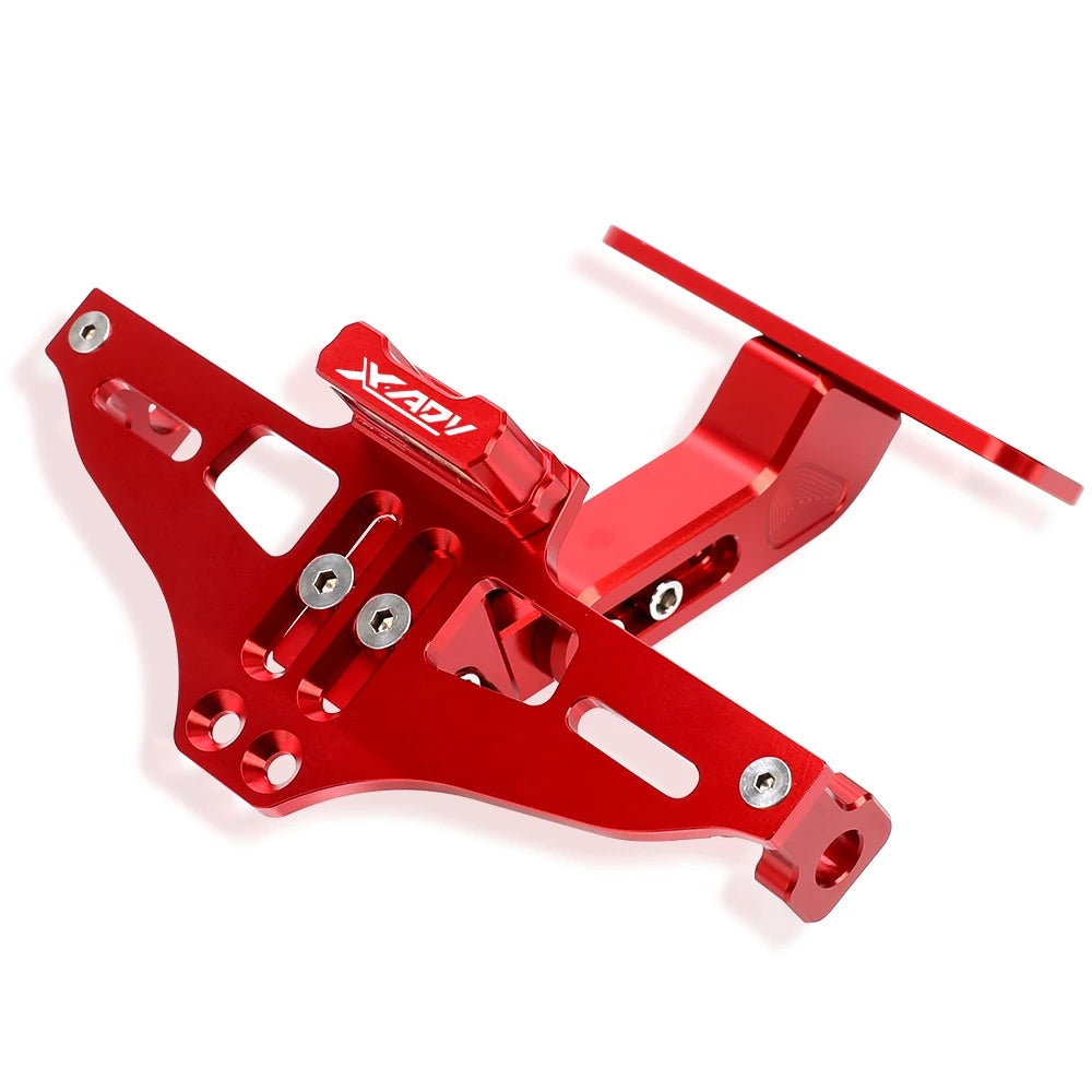 For Honda X-ADV XADV750  XADV 750 2017 - 2023 Universal Motorcycle Adjustable Tail Tidy Rear License Plate Holder With Led Light