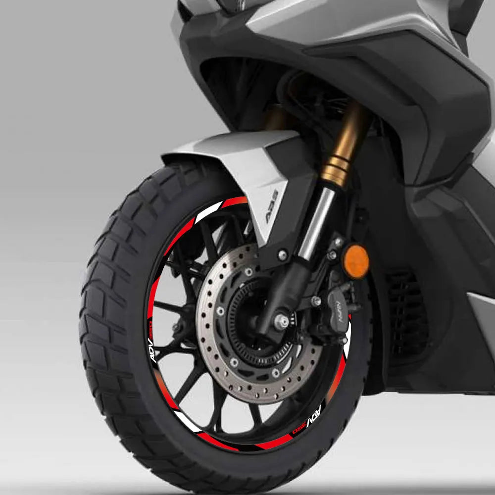 ADV350 Reflective Motorcycle Accessories Wheel Sticker Inside of Hub Decals Rim Stripe Tape For Honda ADV350 adv 350