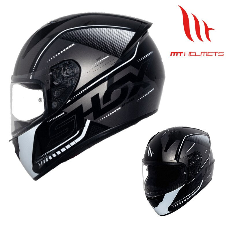 Unisex Retro Helmet MT Stinger Off-road Motorcycle Helmet Riding Full Face Helmet Motocross Helmet Capacete De Moto