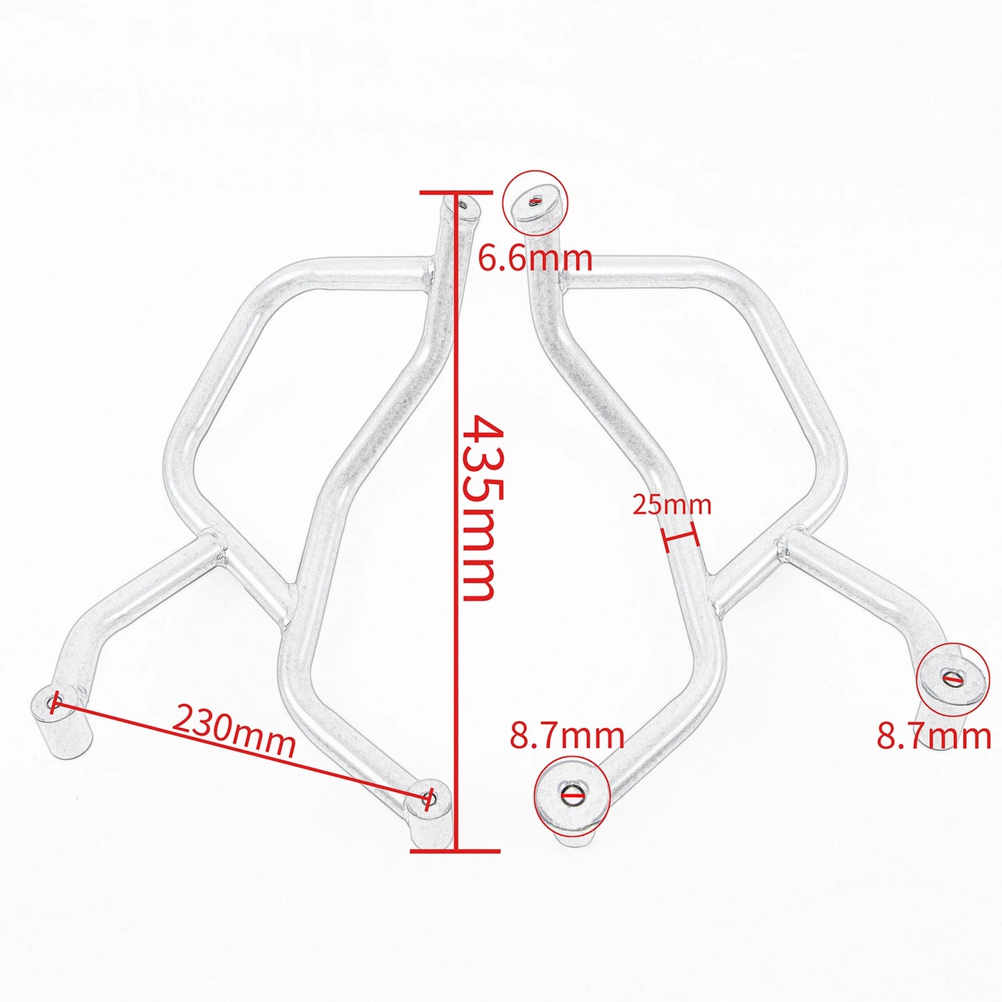 For CFMOTO 800MT 2021 2022 2023 Engine Guard Highway Crash Bar Motorcycle Frame Protection Bumper 800 MT Accessories