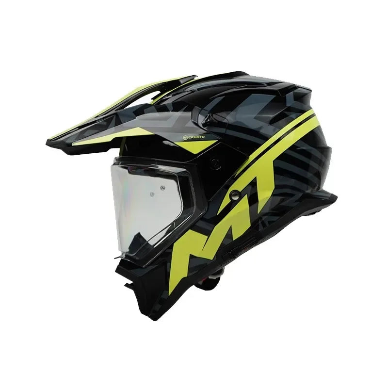 CFMOTO Motorcycle Helmet Dual Sunvisor Off-raod Capacetes Dirt Bike MotorcossCasco De Moto for CFMOTO 450MT NK250