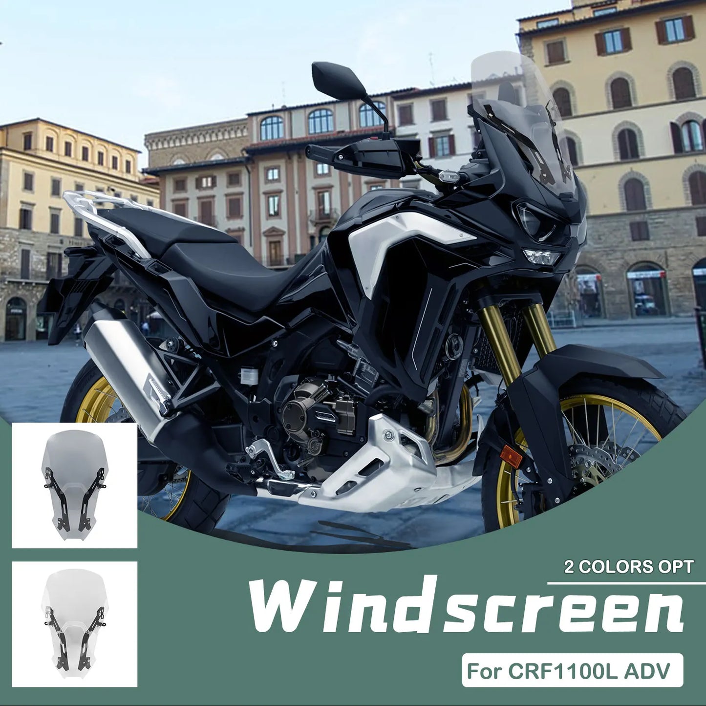 CRF1100L Windshield Touring Windscreen For Honda CRF 1100L CRF1100  L Africa Twin Adventure Sports 2020 2021 2022 Front Cowl Kit