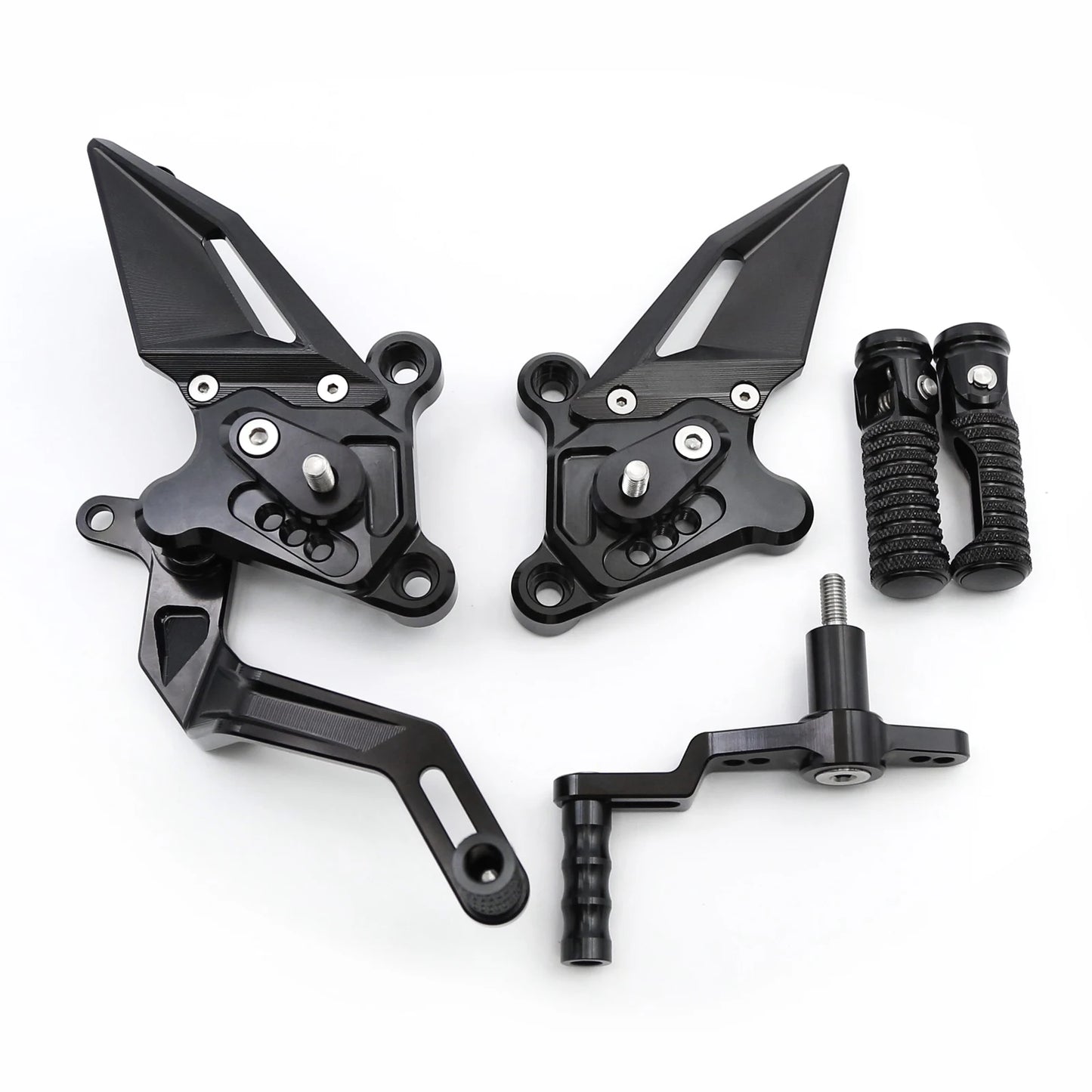 For Yamaha MT09 MT 09 V3 FZ09 2021 2022 2023 2024 Motorcycle Rearset Footrest Footpeg CNC Aluminum Alloy Pedal Foot peg Rear Set