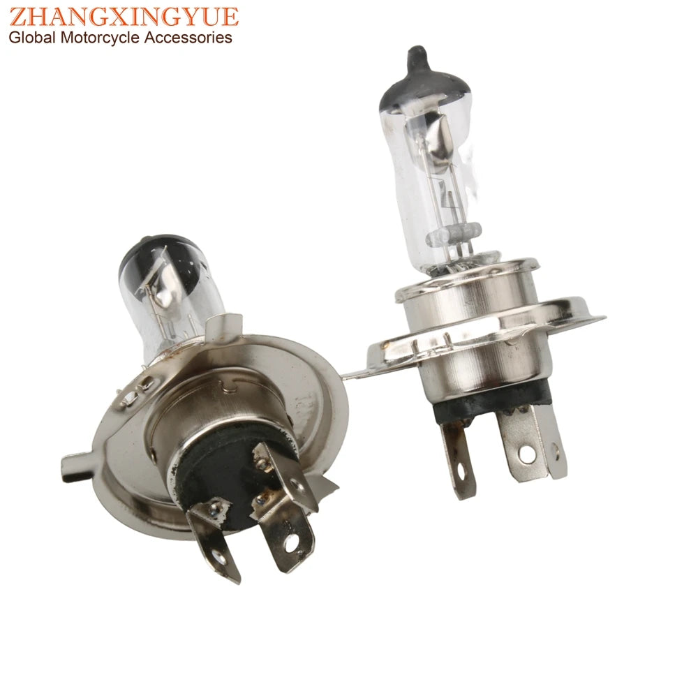 2PC H4 PX43T Bulb Headlight 12V 35/35W For Motorcycle Scooter ATV Kart 50cc 70cc 100cc 125cc 150cc 200cc 250cc