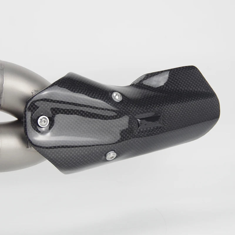 Slip-on for BMW R1200GS R1250GS ADV Advanture Motorcycle Exhaust Muffler Titanium Allloy Carbon Fiber Handmade Escape E-Mark