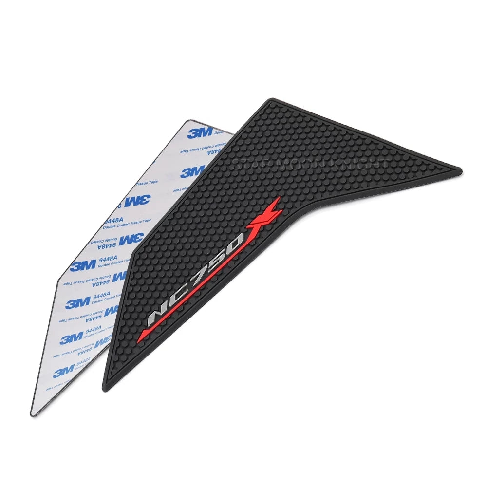 For HONDA NC 750 X nc750x NC750 750X 2021 2022 Rubber Side Fuel Tank Pad Protector Decal Gas Knee Pad Traction Pad Fuel Tank Pad
