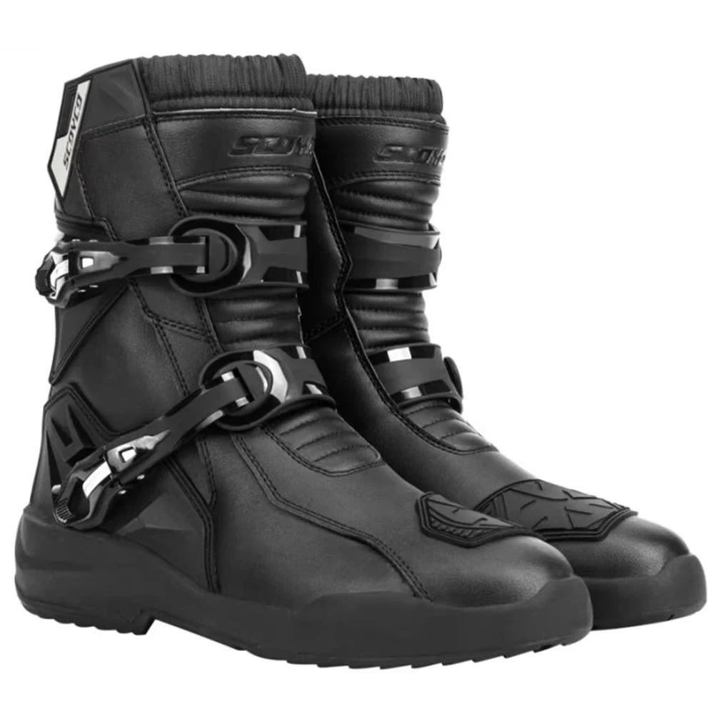Waterproof Motorbike Boots Anti-slip Motorcycle Boots Wear-resistant Biker Protection Equipment Anti-fall Motocross Boot