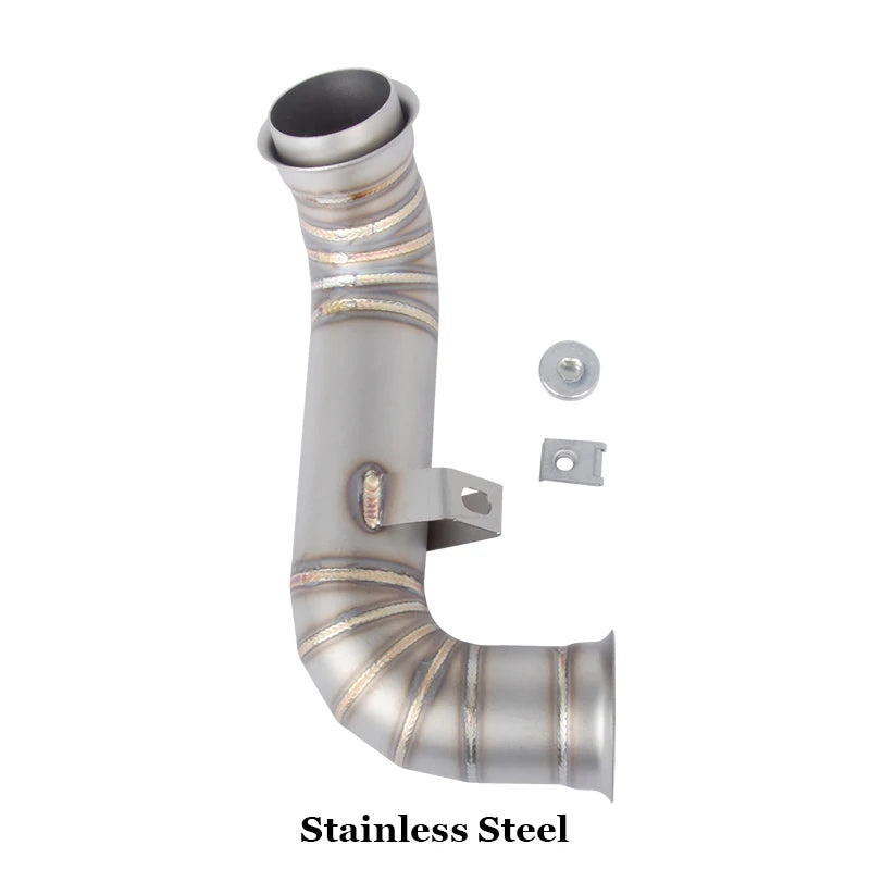 Slip On For CFMOTO 800 MTX MT-X800 MTX800 2024 2025 Stainless Steel Middle Link Pipe Motorcycle Exhaust System Escape Muffler