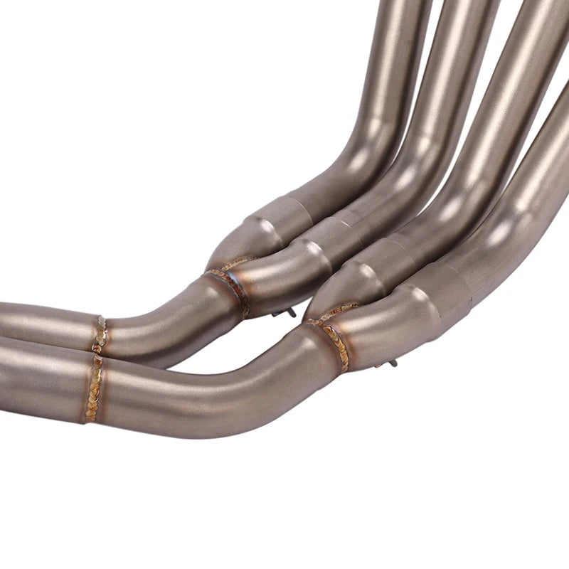 For Honda CB650F CB650R CBR650 CBR650F 2014-2022 Slip On 51mm Motorcycle Exhaust System Escape Front Link Pipe Stainless Steel