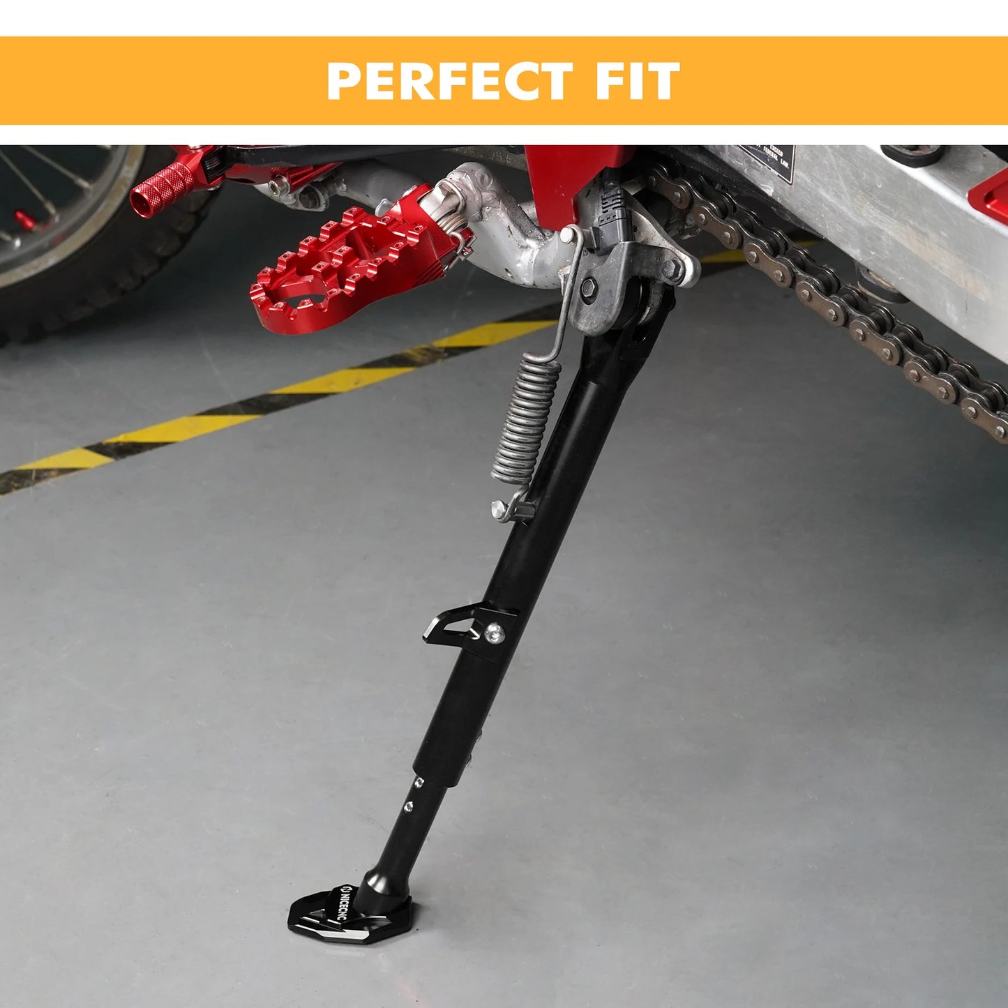 Motorcycle Adjustable Kickstand Aluminum Lowering Links For Honda XR650L 1993-2024 XR 650L 650 L Kick Side Stand 2023 2022 2021