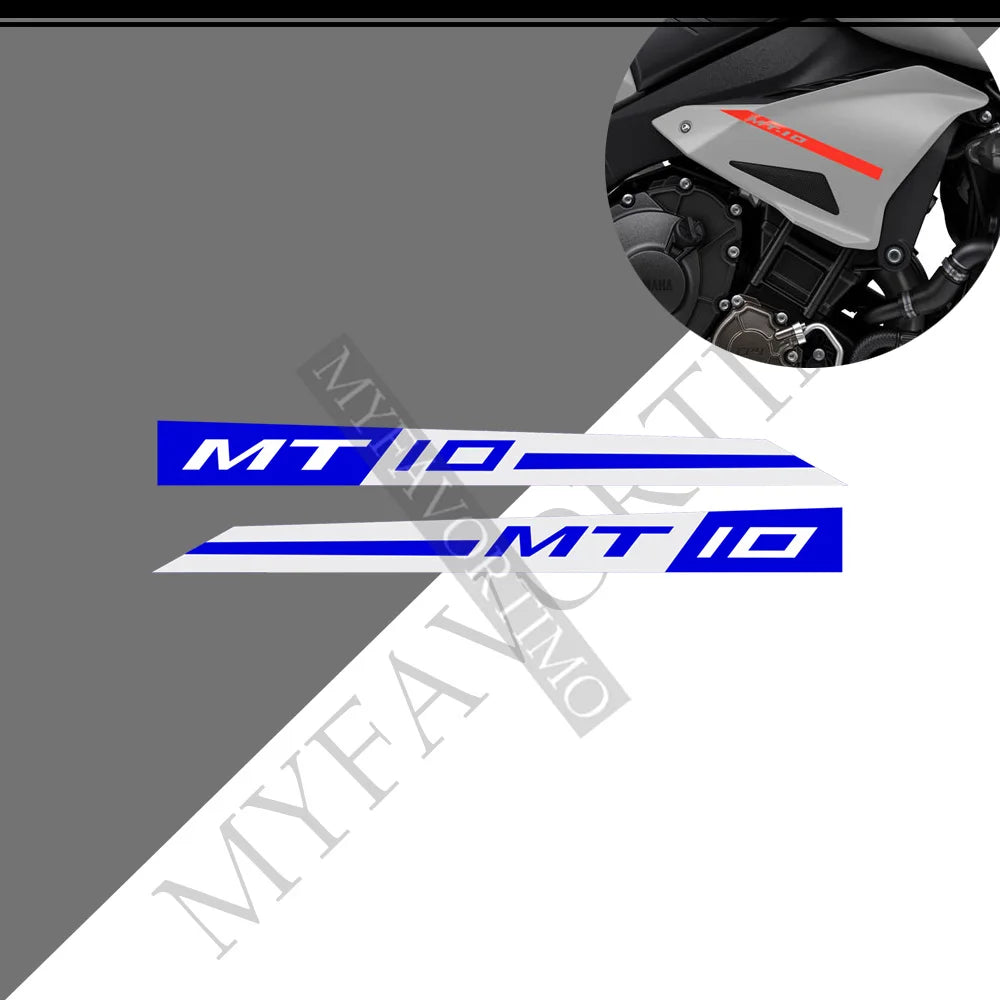 For Yamaha MT10 FZ moto Stickers Tank Pad Protector Fairing Fender Motorcycle Knee Decal Fuel MT-10 2016-2021