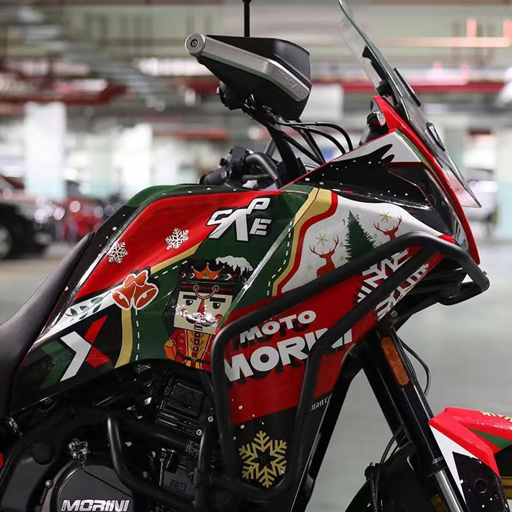 Motorcycle Decals Decoration Fuel Tank Body Protection Sticker For Morini X-Cape 650