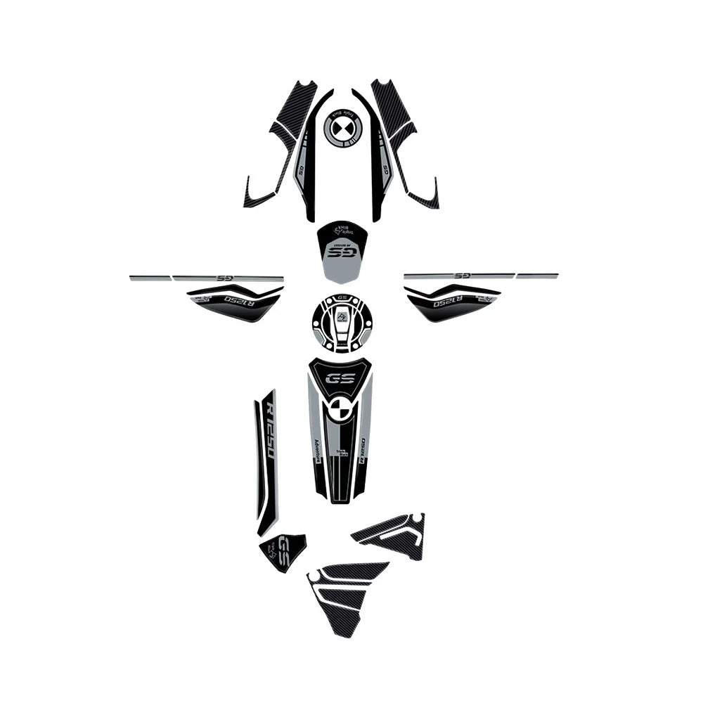 r1250 gs 2023 Motorcycle 3D Epoxy Resin Sticker Kit For BMW R 1250 GS Adventure Triple Black 2023 R1250 GS Adventure