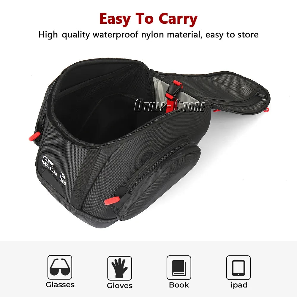 Motorcycle Waterproof Fuel Tank Bag Logo 12L Tool Backpack Portable For BMW R1300GS Adventure GS1300 R 1300 GS ADV 2024 2025