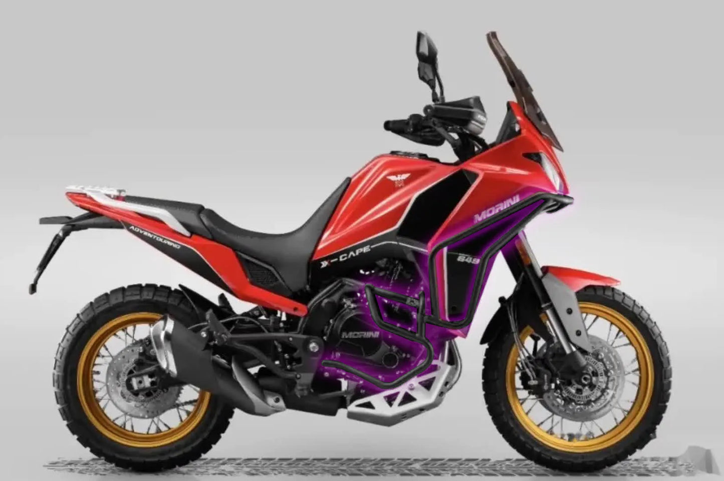 New Fit Xcape650 Motorcycle Original Bumper Guard Bar Fall Protection For Morini X-cape 650 X cape 650 X cape650