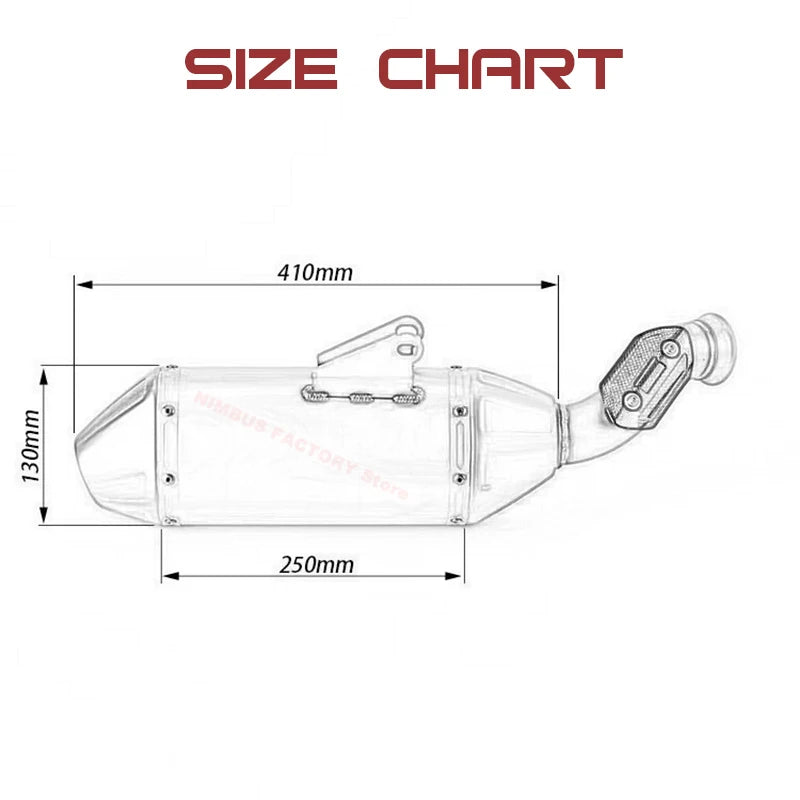 Slip-on for KTM DUKE 790 890 2018-2023 Motorcycle Exhaust Muffler DB Killer Link Pipe Escape Moto for DUKE790 DUKE890 2020-2023