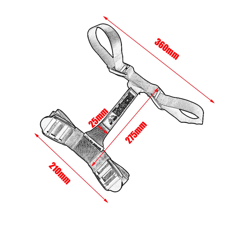 For BMW R1200GS Adv R1250GS F750GS F850GS For Benelli Trk 502 trk502 Motorcycle Handle Rope Panniers Side Box Top Case Strap