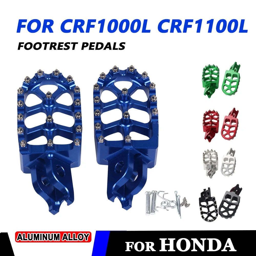 For Honda CRF1000L CRF1100L Africa Twin CRF1100 CRF1000 CRF 1000 1100 L Motorcycle Accessories Footrest Footpegs Foot Pegs Pedal