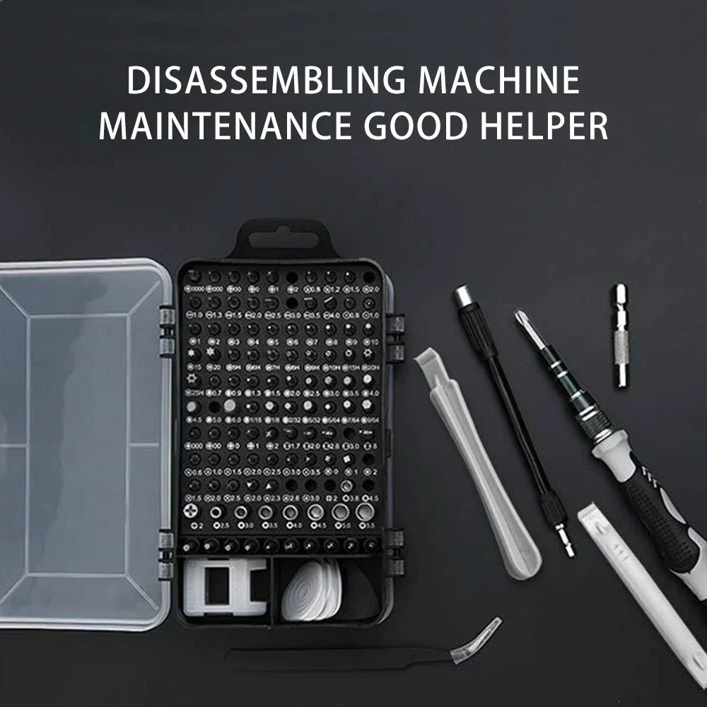 115 in 1Multifunctional Screwdriver Set Computer PC Mobile Phone Equipment Repair Screw Driver Insulation Manual Household Tools