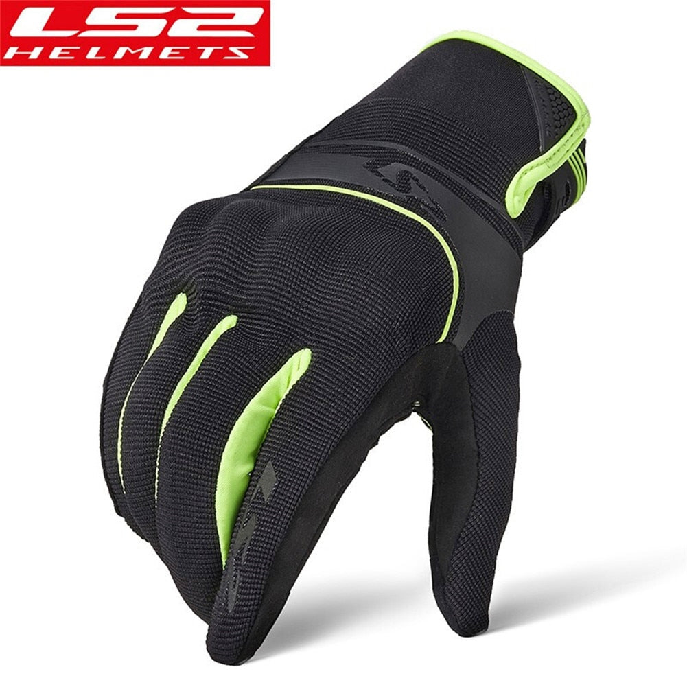 LS2 MG001-2 Gloves Riding Moto Motorcycle Gloves Protective Motocross Motor Glove Male Biker Phone Screen Touch Gloves