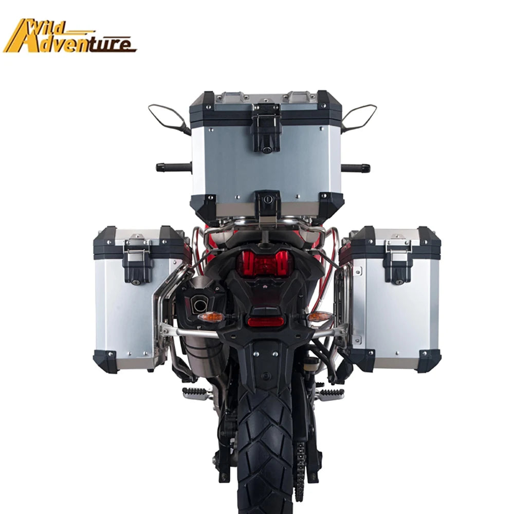 900DS 900DSX Motorcycle Trunk Side Box Top Box Aluminum Left Right Storage Luggage Rear Tail Case For VOGE 900 DS DSX 2024 2025