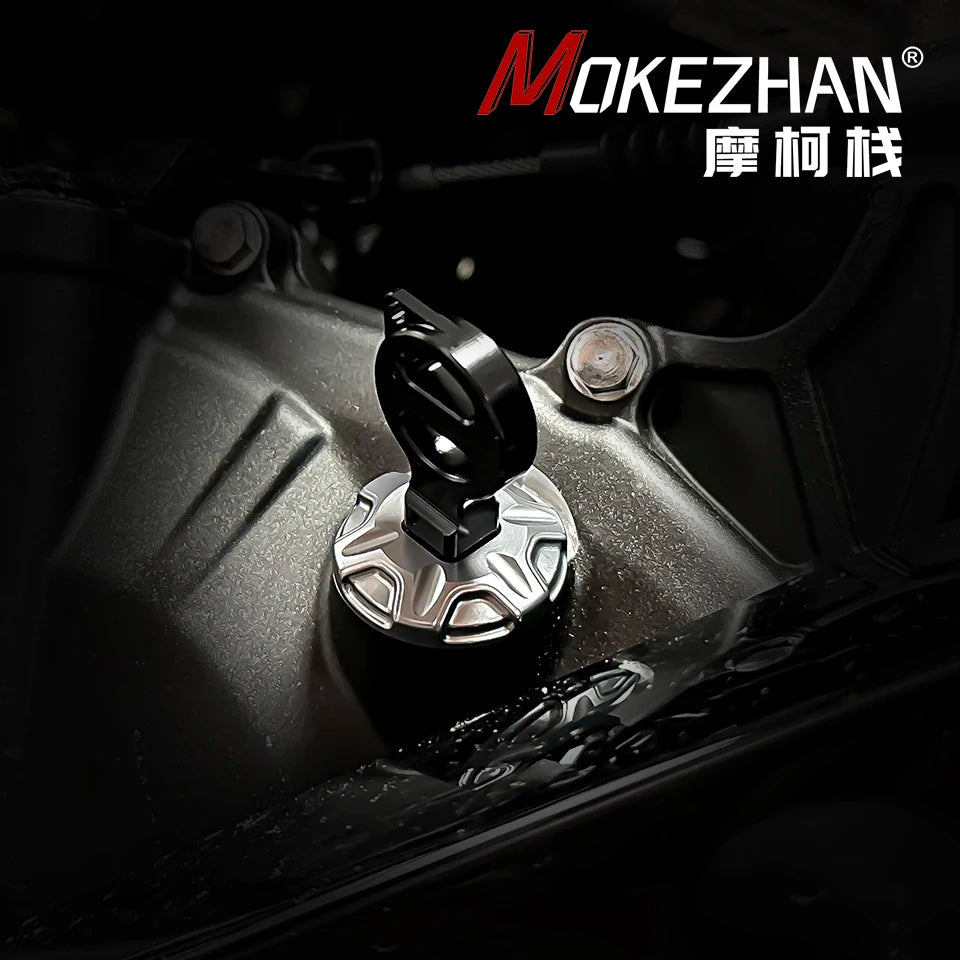 Motorcycle CNC Anti theft Engine Oil Filler Cap Plug Cover For Tiger Explorer 1200 XC XCA XCX XR XRT XRX LOW 2012-2024 Parts