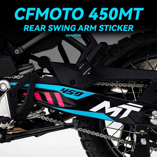 For CFMOTO 450MT 450 MT IBEX 450 Motorcycle Swingarm Sticker Rotating Shaft Swing Arm Protection Decals Waterproof MT450