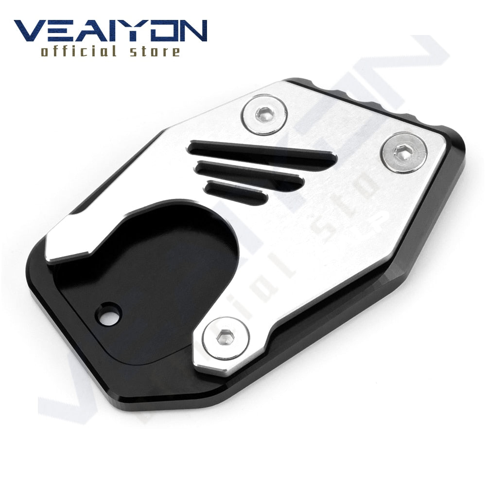 For Honda XLV 600 650 700 TRANSALP XL600V XL650V XL700V CNC Side Stand Foot Kickstand Enlarge Extension Support Plate Pad