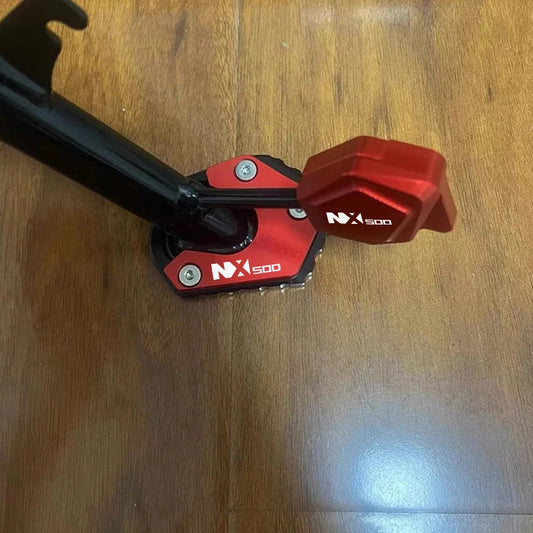 NX500 Accessories Motorcycle CNC Side Stand Enlarge & Support Kickstand Column Auxiliary For HONDA NX500 NX 500 nx500 2023-2025